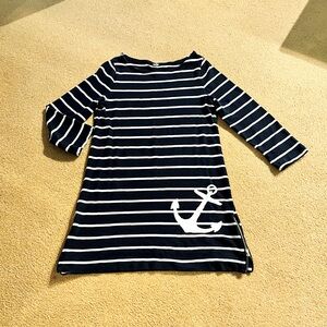 J. Crew Cotton Anchor Dress